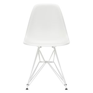 Eames DSR chair, white, chrome 'Eiffel'