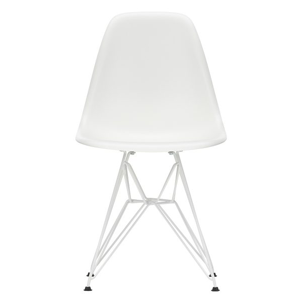 Eames DSR chair, white, chrome 'Eiffel'