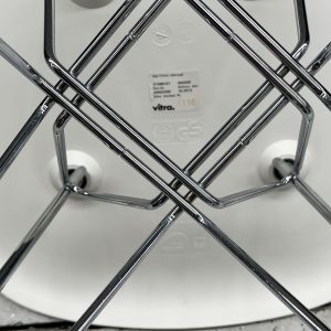 Eames DSR chair, white, chrome 'Eiffel' - Image 14