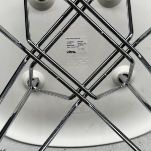 Eames DSR chair, white, chrome 'Eiffel' - Image 12