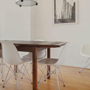 Eames DAR chair, white - chrome 'Eiffel' - Image 5