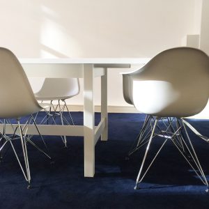 Eames DAR chair, white - chrome 'Eiffel' - Image 7