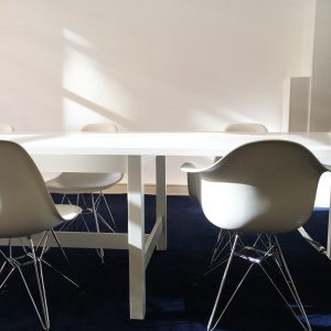 Eames DAR chair, white - chrome 'Eiffel' - Image 8