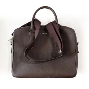 Sandro BILLY Leather Zip Briefcase - Image 13