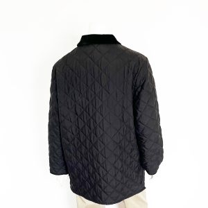Barbour Corduroy Collar Heritage Liddesdale Quilt Jacket in Charcoal for Men ...XL - Image 2