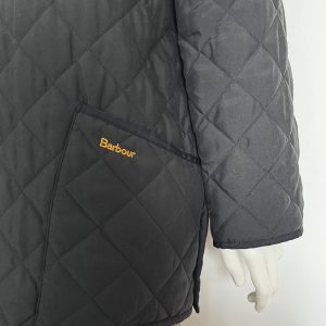 Barbour Corduroy Collar Heritage Liddesdale Quilt Jacket in Charcoal for Men ...XL - Image 7
