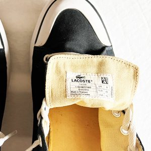 Lacoste Canvas Sneakers, Marine - Image 5