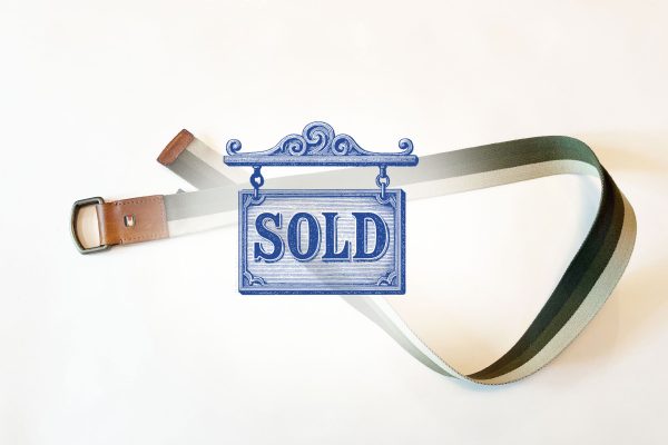 Tommy Hilfiger Belt for Men, green.