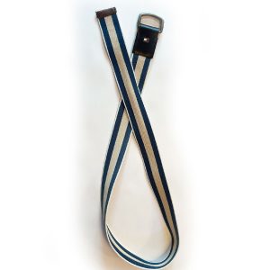 Tommy Hilfiger Belt for Men, Beige Blue - Image 7