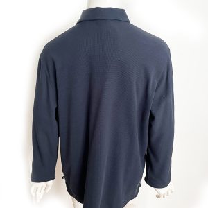 Ted Baker Polo, Navy Blue, long sleeve. size 6 = XXL - Image 3