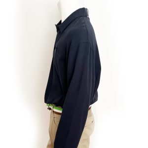 Ted Baker Polo, Navy Blue, long sleeve. size 6 = XXL - Image 16