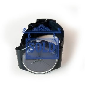 Swatch Black Rebel, all black, new battery