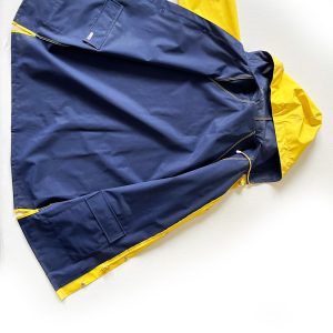 ModAS Professional Rain Coat, XL, bright yellow with navy blue trim and inner. - Image 7