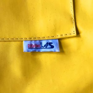 ModAS Professional Rain Coat, XL, bright yellow with navy blue trim and inner. - Image 13
